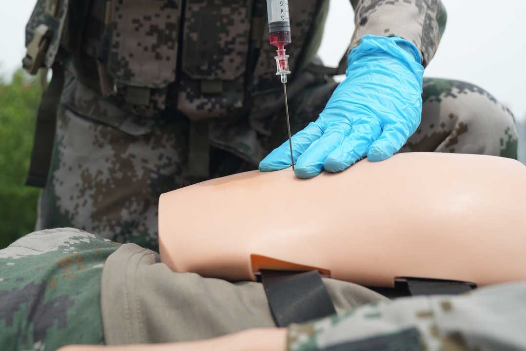 Wearable Abdominal Puncture Model